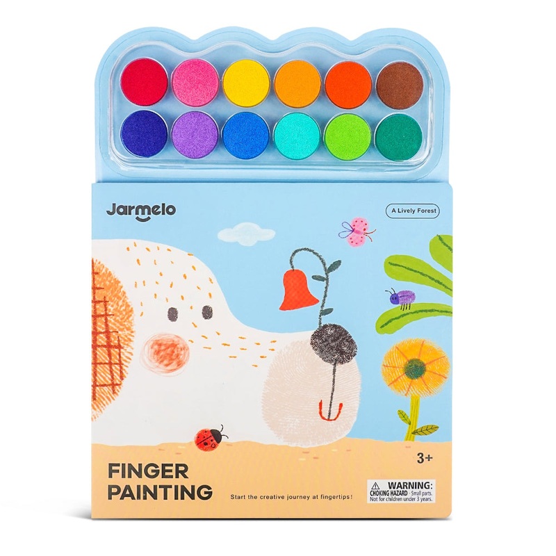 Jar Melo Finger Painting- A Lively Forest Book