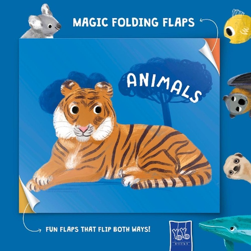 Magic Folding Flaps Books|Animals|Dinosaurs|My Body|World