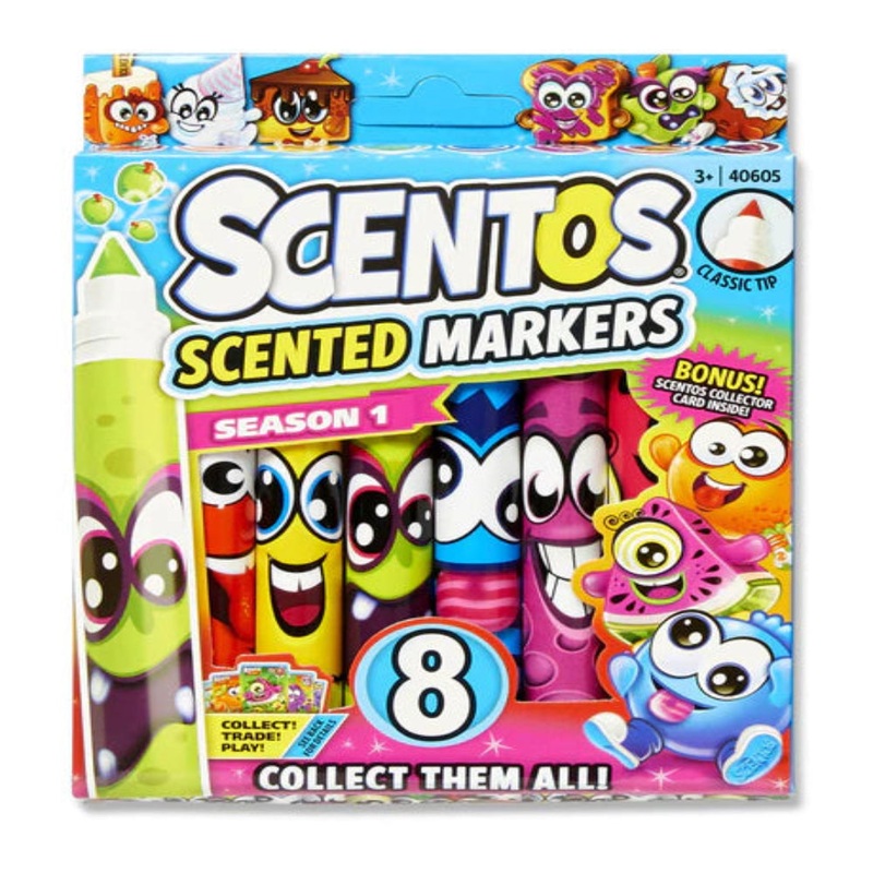 Scentos Scented Classic Markers – 8 Count