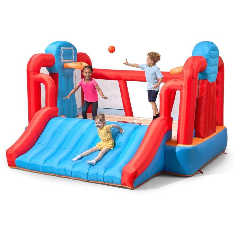 Step2 MAX Sports Full Court Basketball n Slide Inflatable Bouncer