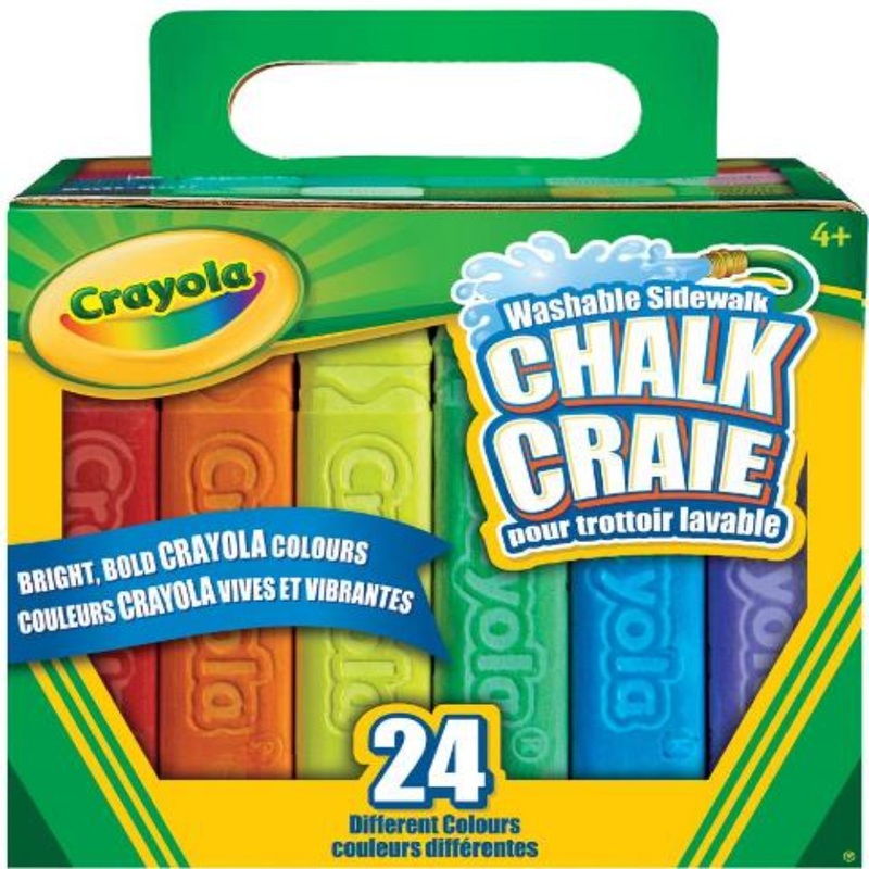 Crayola Sidewalk Chalk, 24 Count
