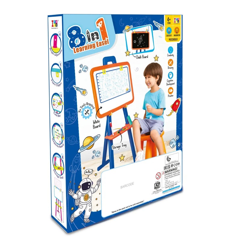 Itoys 8 in 1 Easel Board Astronaut  (Colour May Vary)