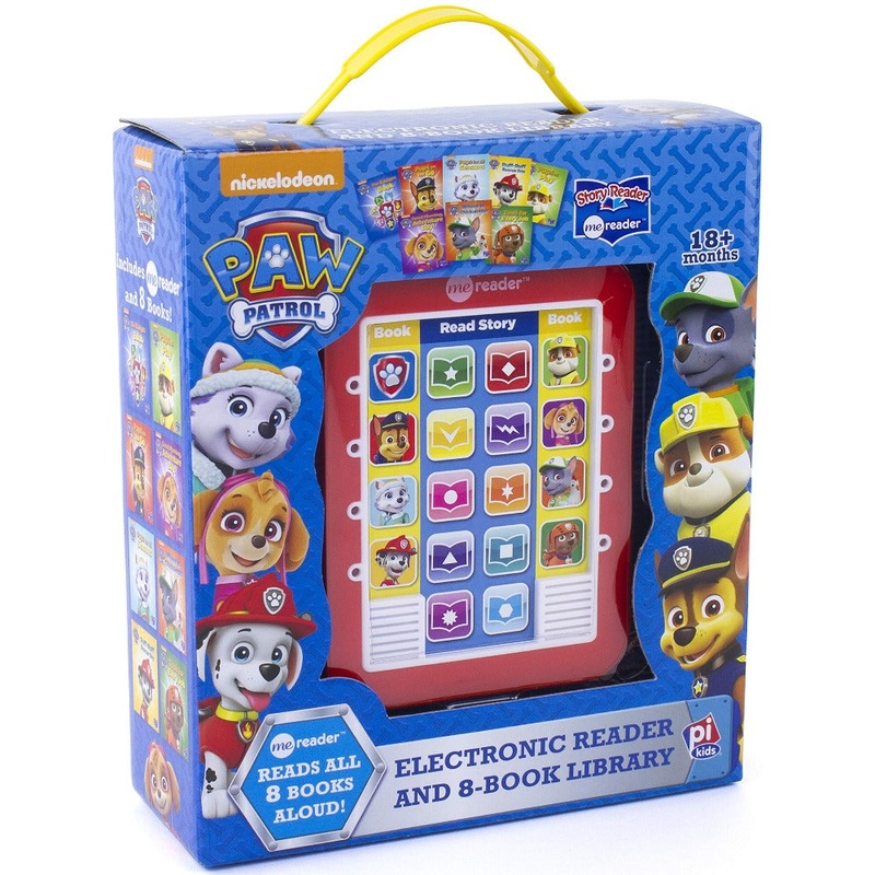 Nickelodeon Paw Patrol Electronic Reader And 8 Sound Book Library