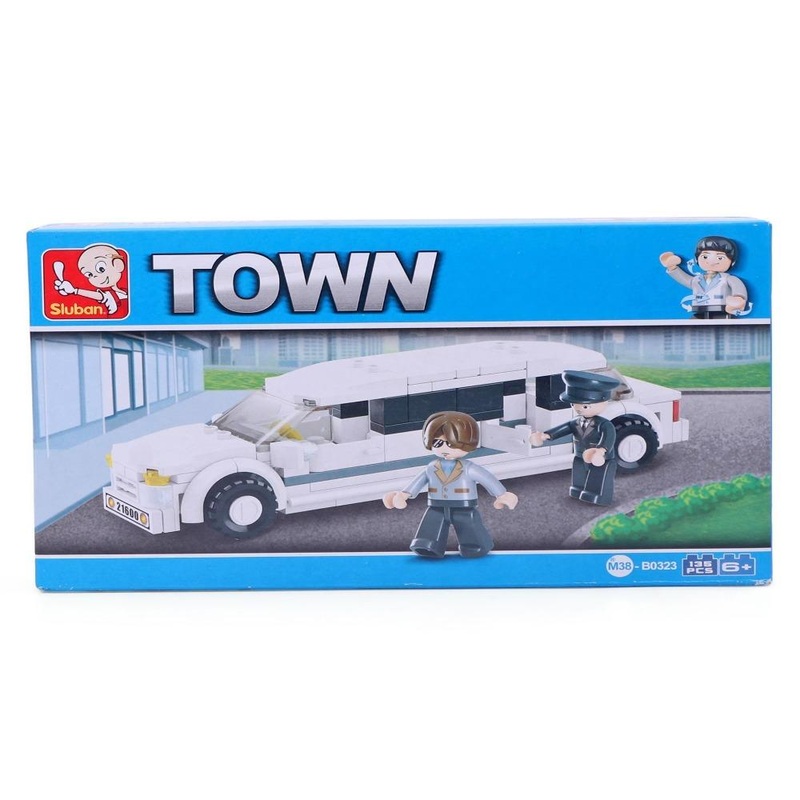 Sluban M38-B0323 City Scene Limousine Construction Set – 135 Pieces