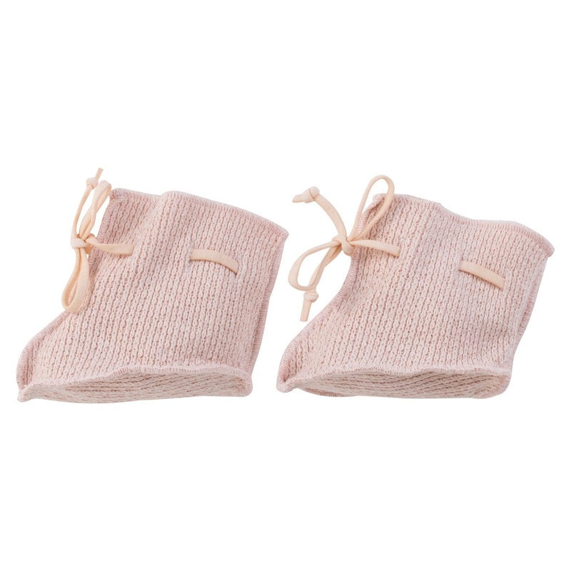 Textured Knit Booties – Pink|Pink|NB|3M|6M|9M|12M|18M|24M