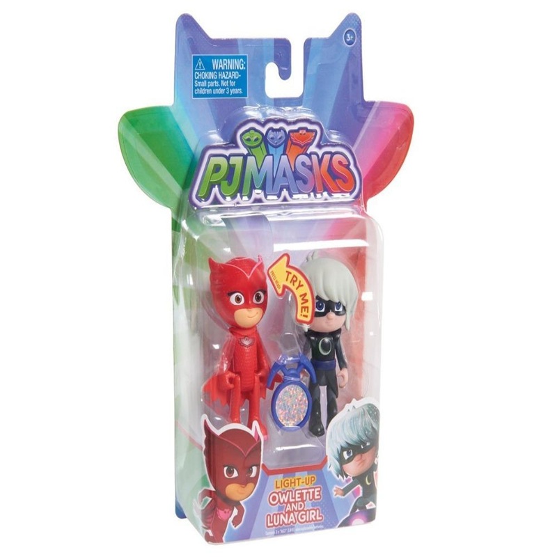 PJ Mask Light Up Figure – Owlette and Luna Girl