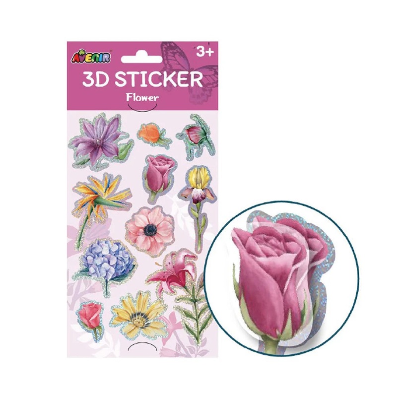 Avenir 3D Stickers|Flower|Butterfly|Insect