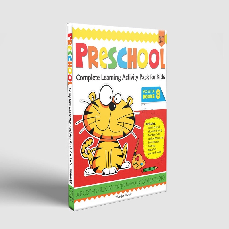Preschool Complete Learning Activity Pack ( Set Of 8 Books )