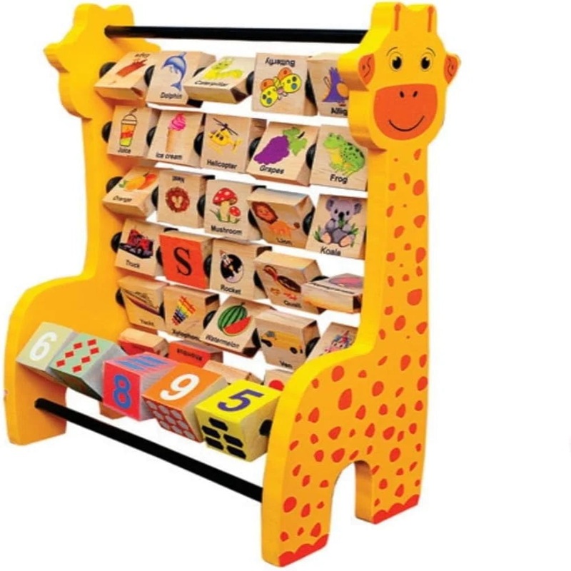 Simarr Play Zing Learning Abacus For Kids -Giraffe