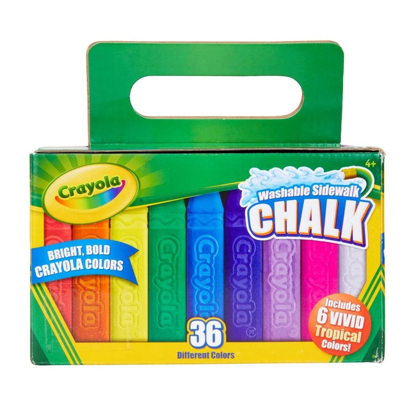Crayola Washable Sidewalk Chalk -36-Count