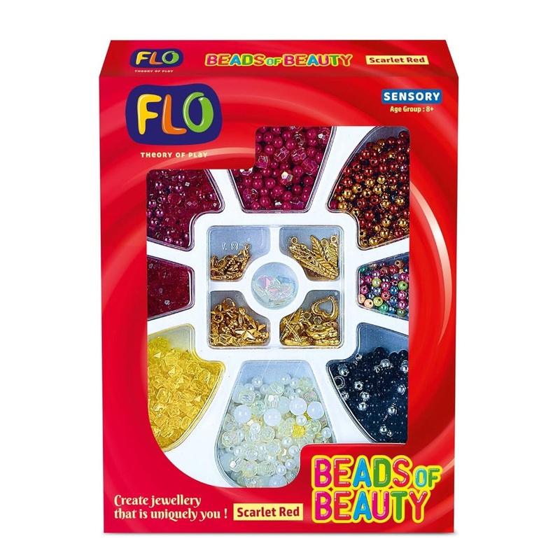 Flo Beads of Beauty – Scarlet Red