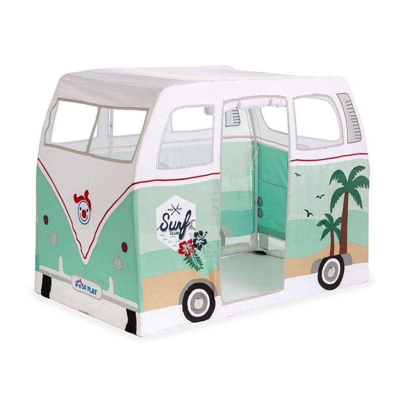 Role Play Deluxe Surfing Camper Playhouse Tent