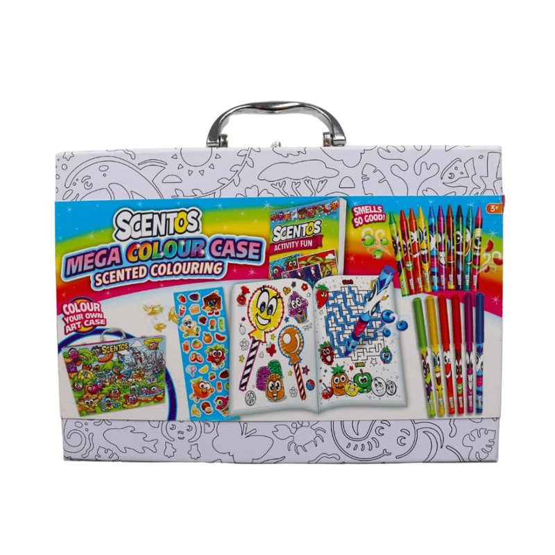 Scentos Colour In Mini Case Mega Colouring