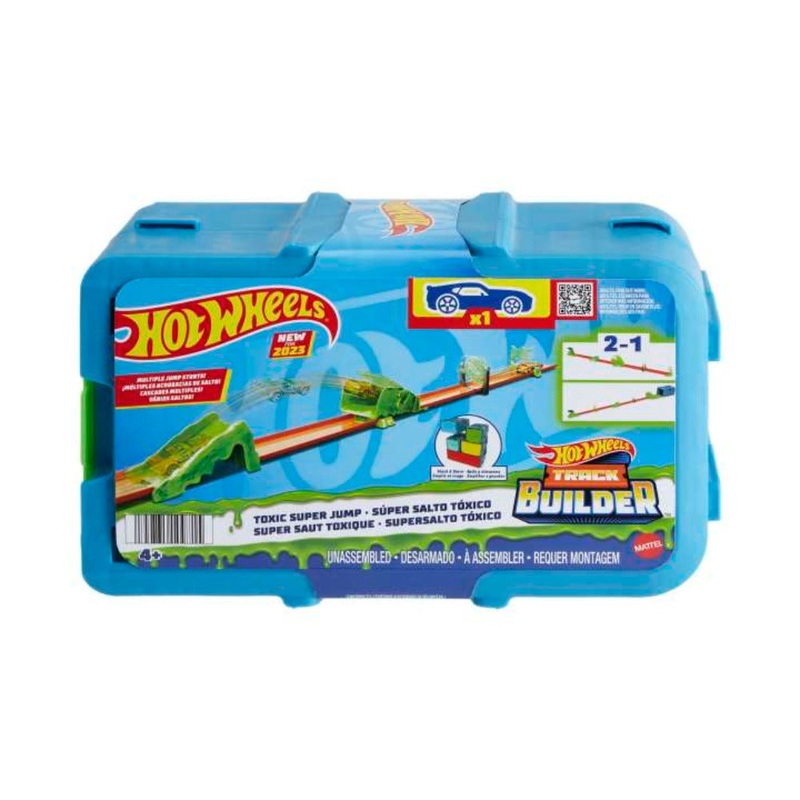 Hot Wheels Track Builder Toxic Super Jump Track