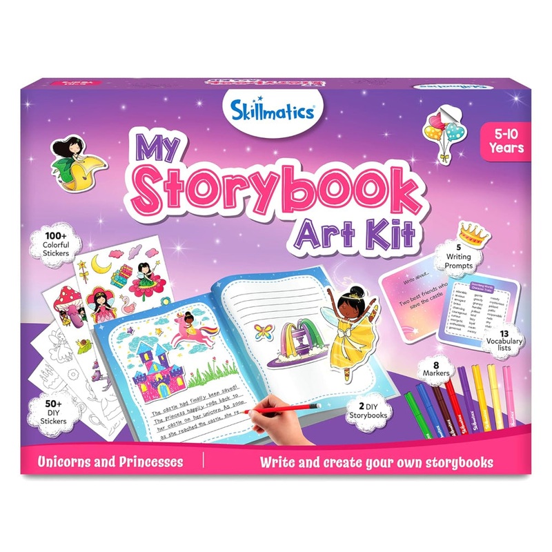 Skillmatics My Storybook Art Kit – Unicorns & Princesses (ages 5-10)