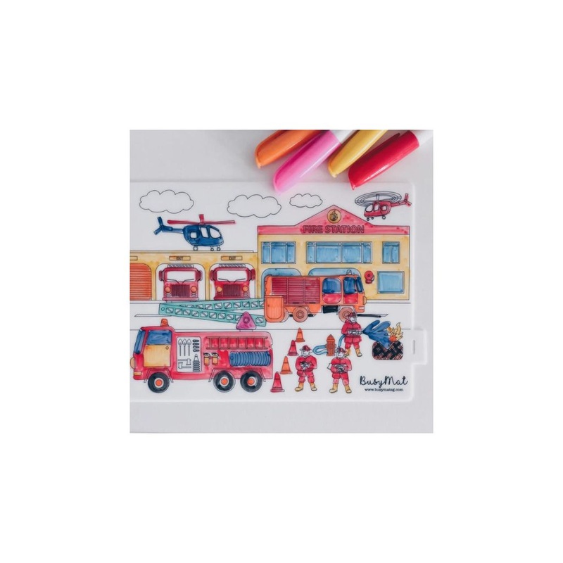 Busymat Travel Placemat – Firefighter