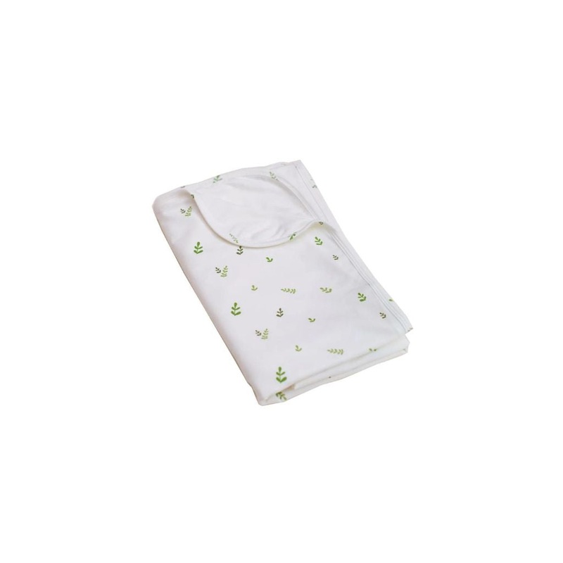 Elly Jersey Blanket – White Ferns