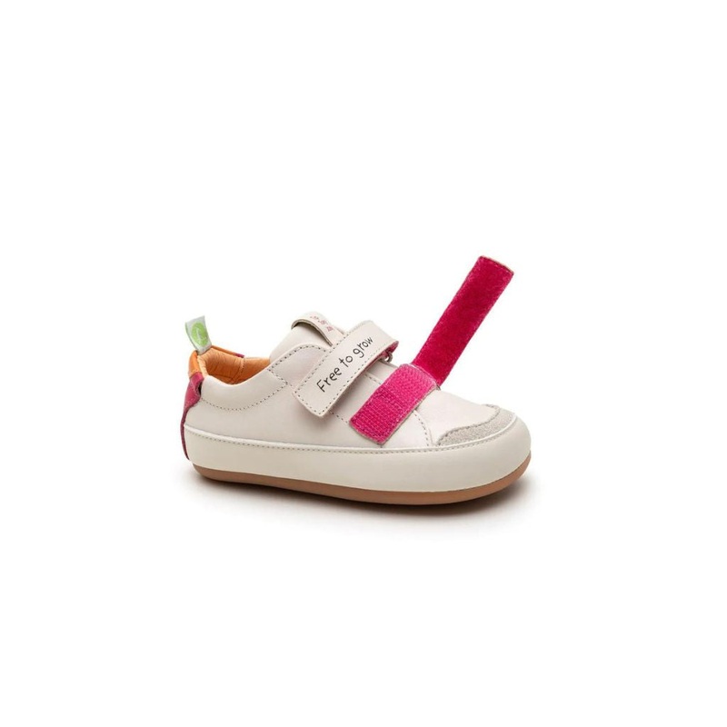 Tip Toey Joey Toddler Sneaker Bossy Play – Tapioca/Tangerine/Pitaya Pink