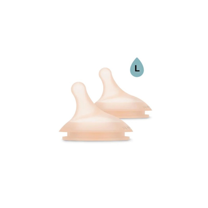 Suavinex Zero Zero Silicone Teat X 2 – Large Flow 6m+