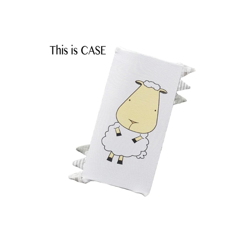Baa Baa Sheepz Bedtime Buddy Case Front & Back Sheepz