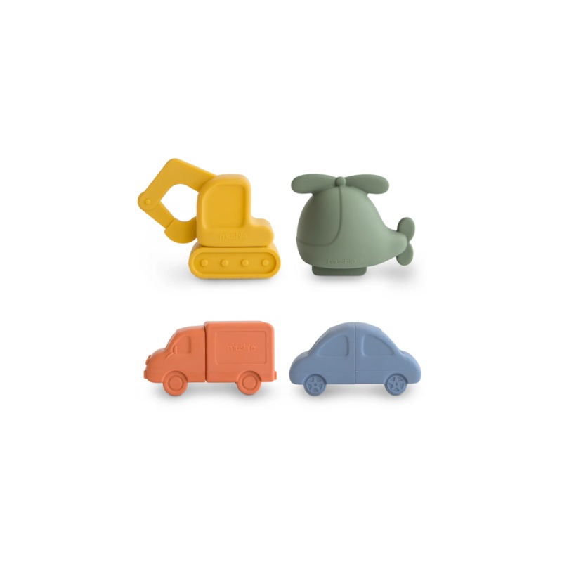 Mushie Vehicles Mold Free Bath Play Set