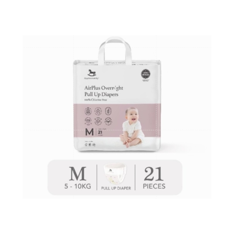Applecrumby Airplus Overnight Pull Up Night Diapers (Mini)