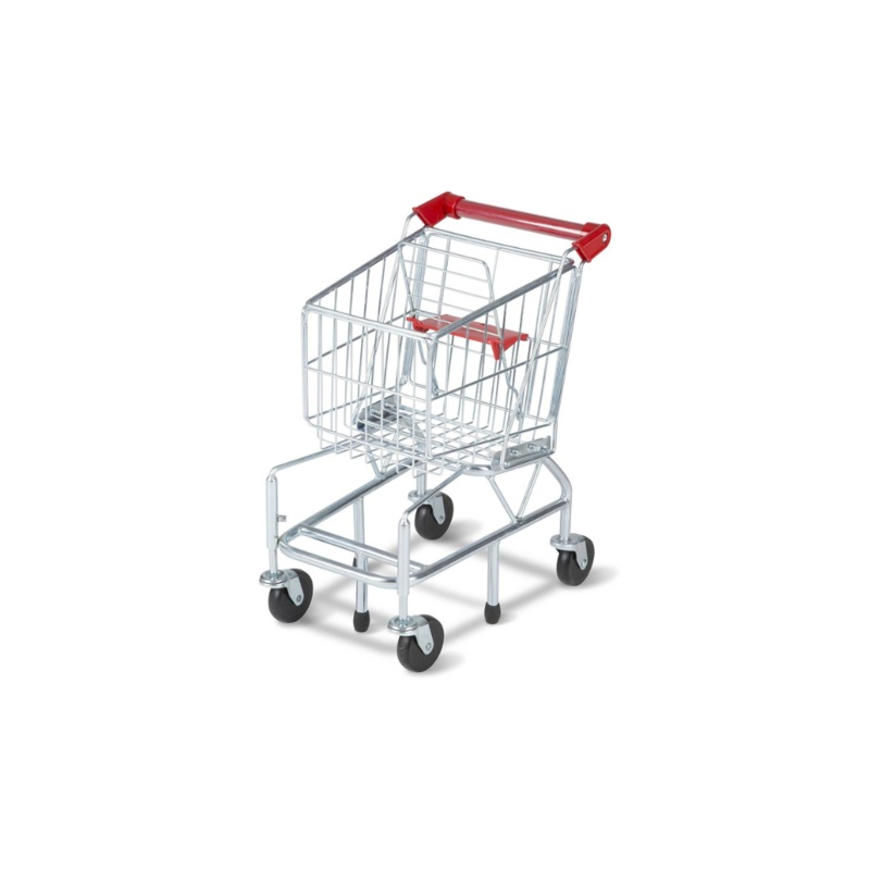 Melissa & Doug Shopping Cart Toy – Metal Grocery Wagon 3 years+