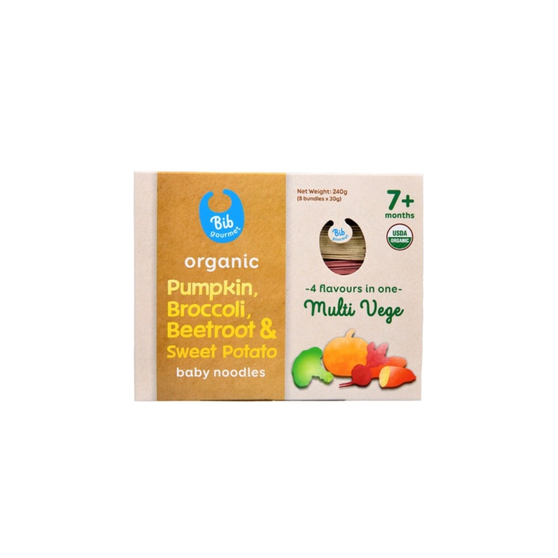 Bib Gourmet Organic Baby Noodles 30g x 8