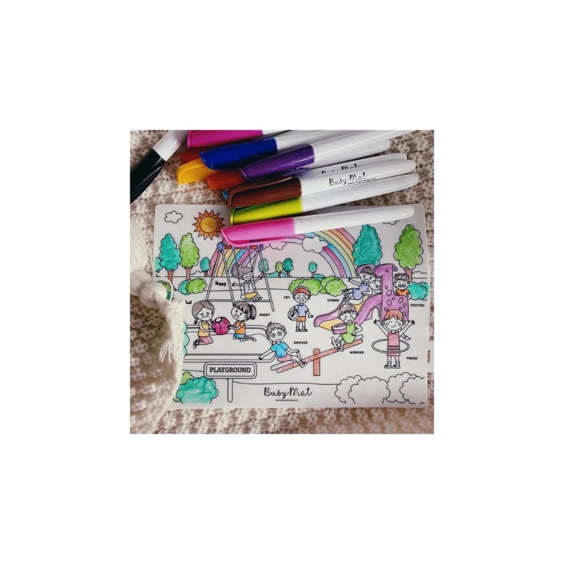 Busymat Travel Placemat – Emotions