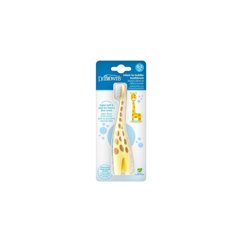 Dr. Browns Infant-to-Toddler Toothbrush (Giraffe)