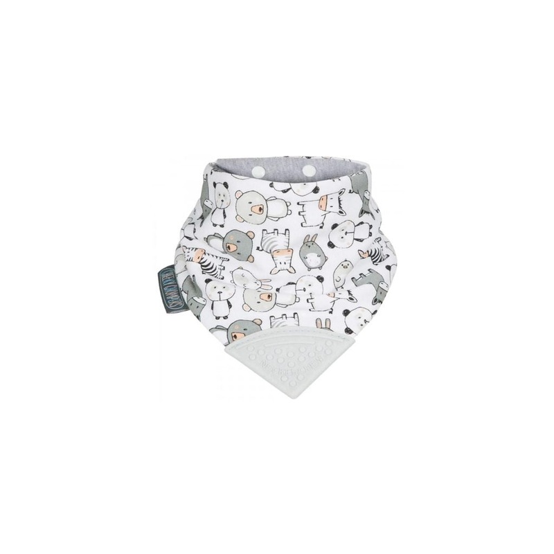 Cheeky Chompers Panda Pals Neckerchew – Teething Dribble Bib