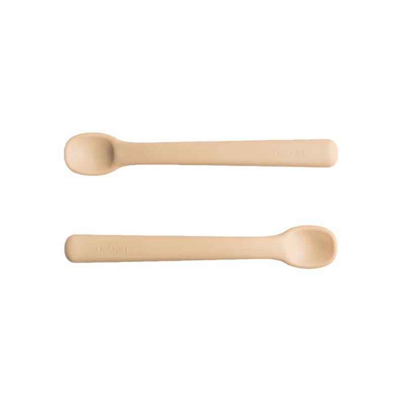 Hegen Infant Spoon Silicone (Taupe)
