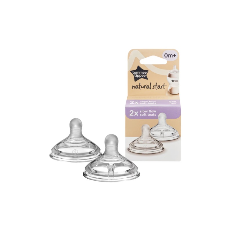Tommee Tippee Natural Start Soft Teat (2 Pack) – Assorted Sizes