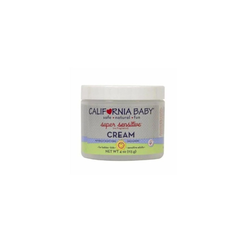 California Baby Super Sensitive Moisturizing Cream 4 Oz