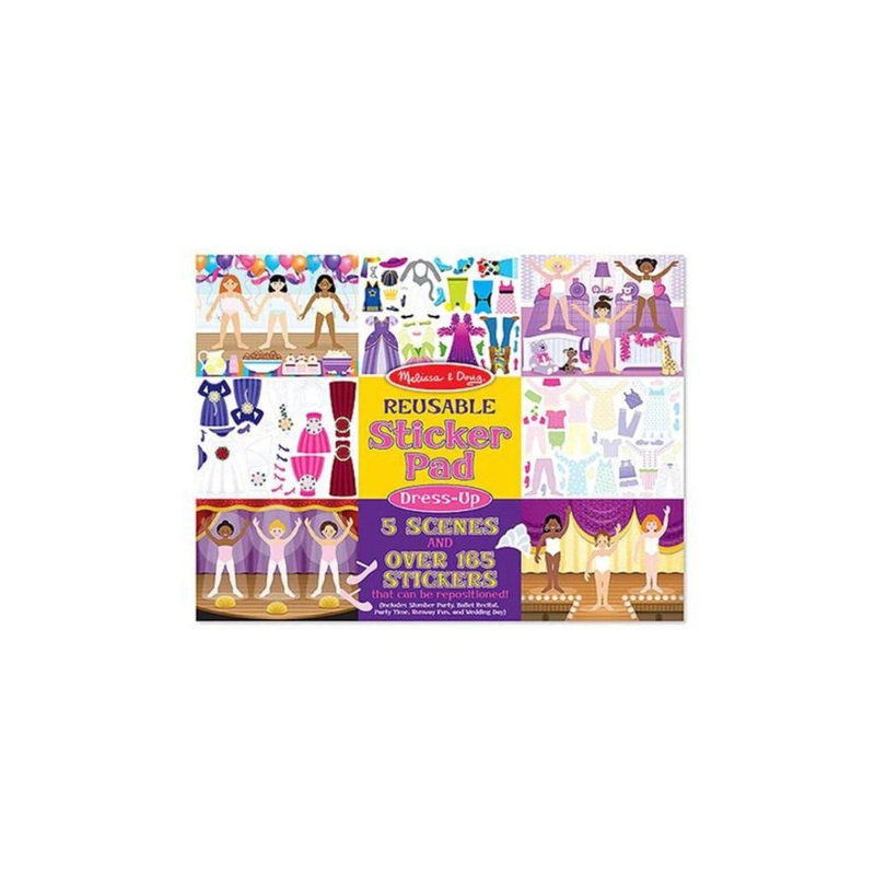 Melissa & Doug Reusable Sticker Pad – Dress-Up