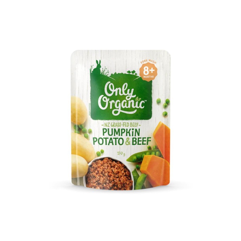Only Organic Pumpkin, Potato & Beef Savoury Meal