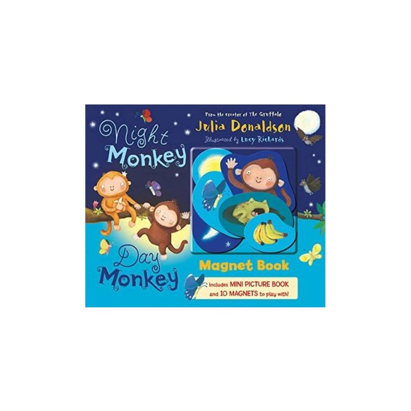 Night Monkey, Day Monkey Magnet Book