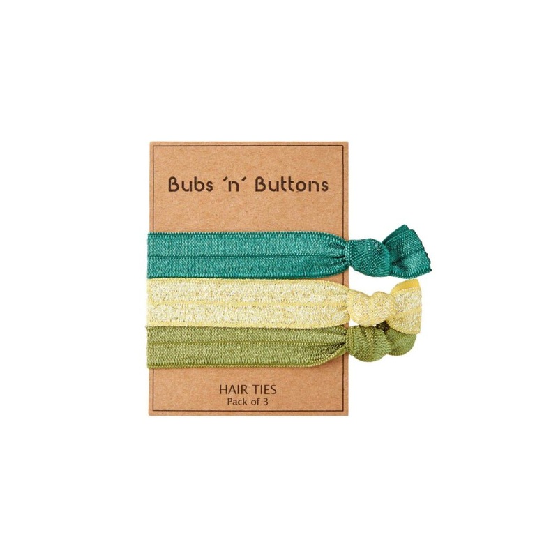 Bubs ‘n’ Buttons Hair Ties – 3pcs Pack