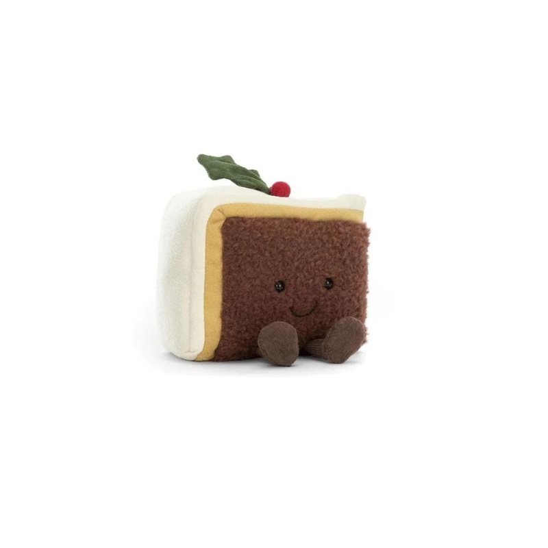 Jellycat Amuseable Slice Of Christmas Cake