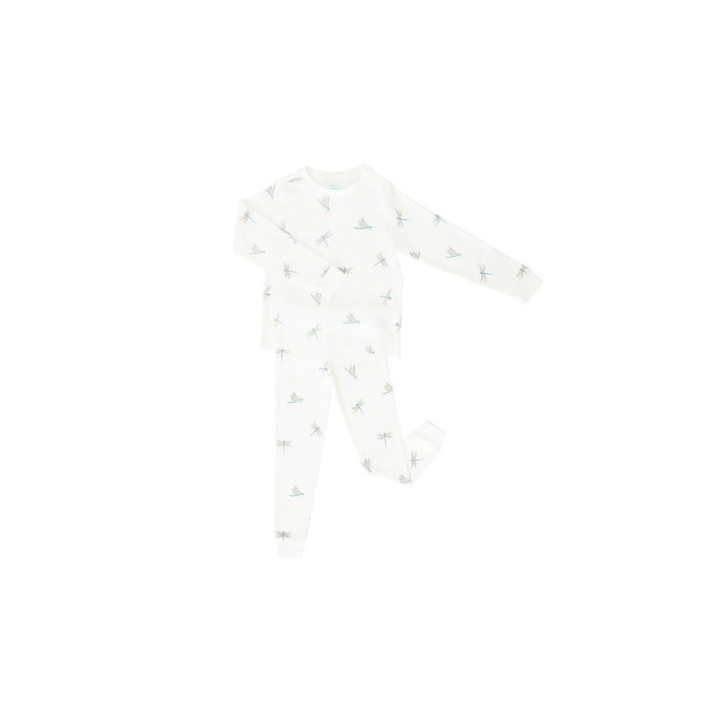 Motherswork x Le Petit Society Long Sleeve Organic Pyjamas Set in Dragonfly Print
