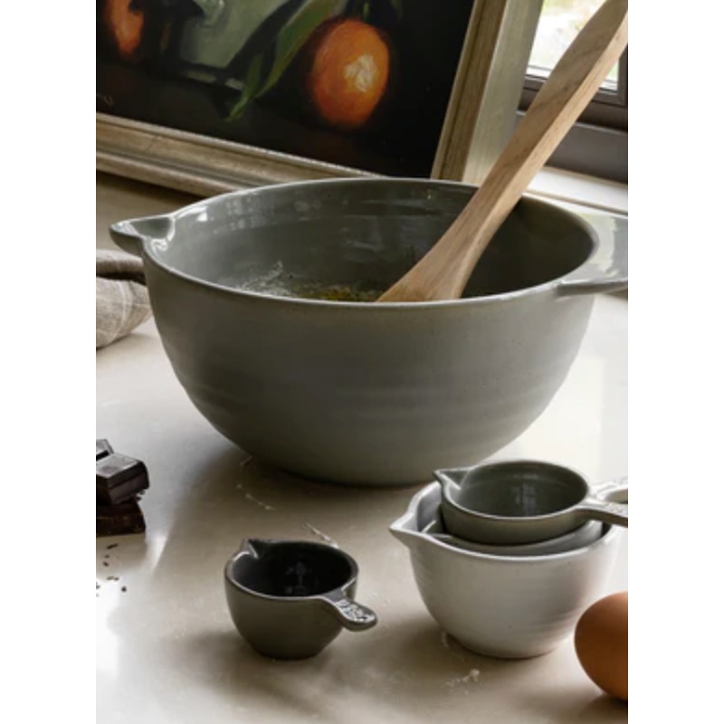 Batter Bowl & Wooden Spoon