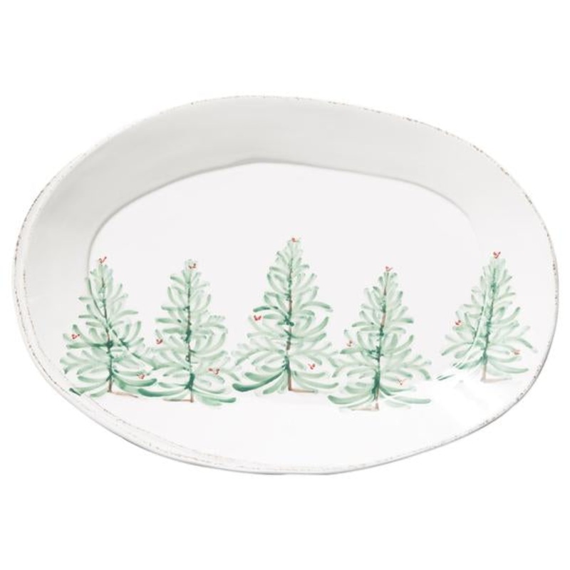 Fir Tree Oval Platter