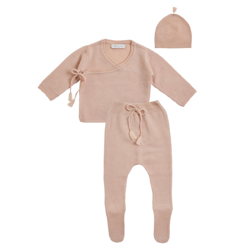 belle enfant baby set rose