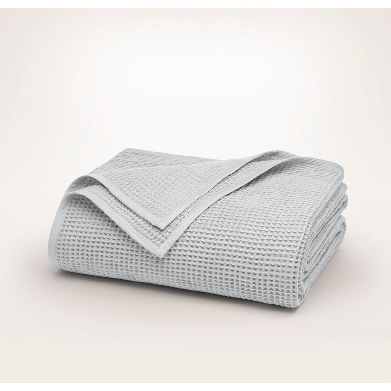 Waffle Bed Blanket – White