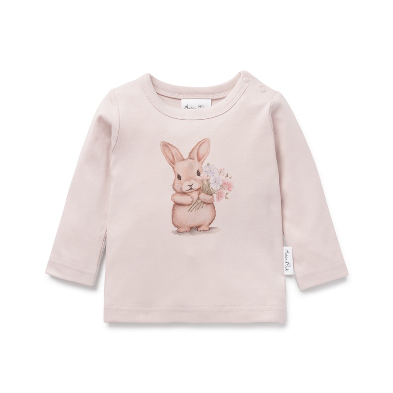 Bunny Print LS Top