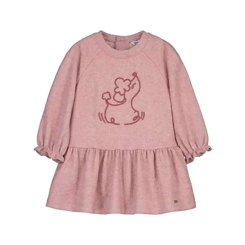 Rib Dress Petal 2920