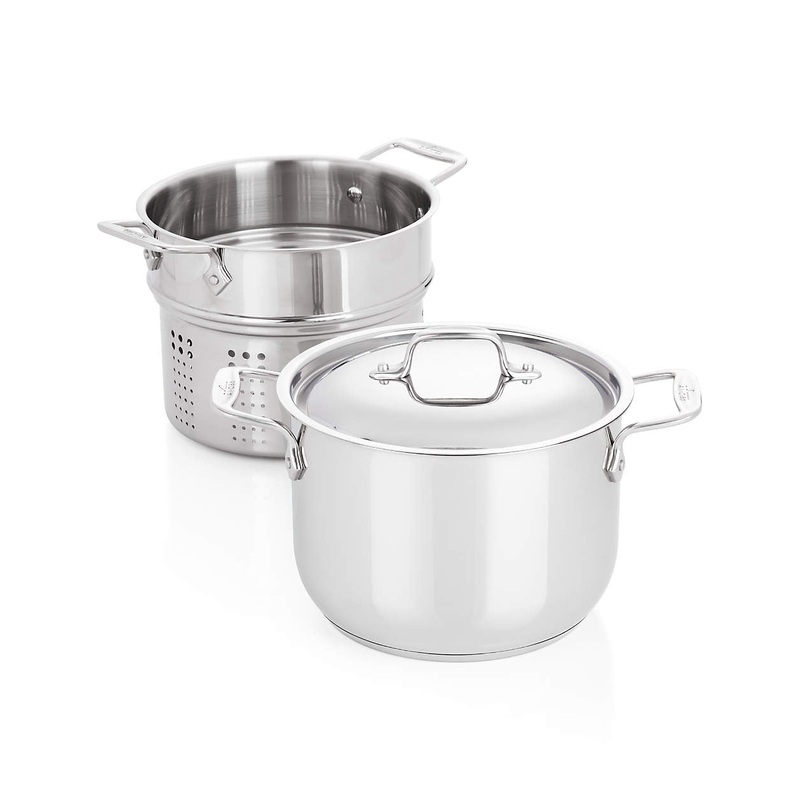 All-Clad  Stainless Steel 6-Qt. Pasta Pot with Lid