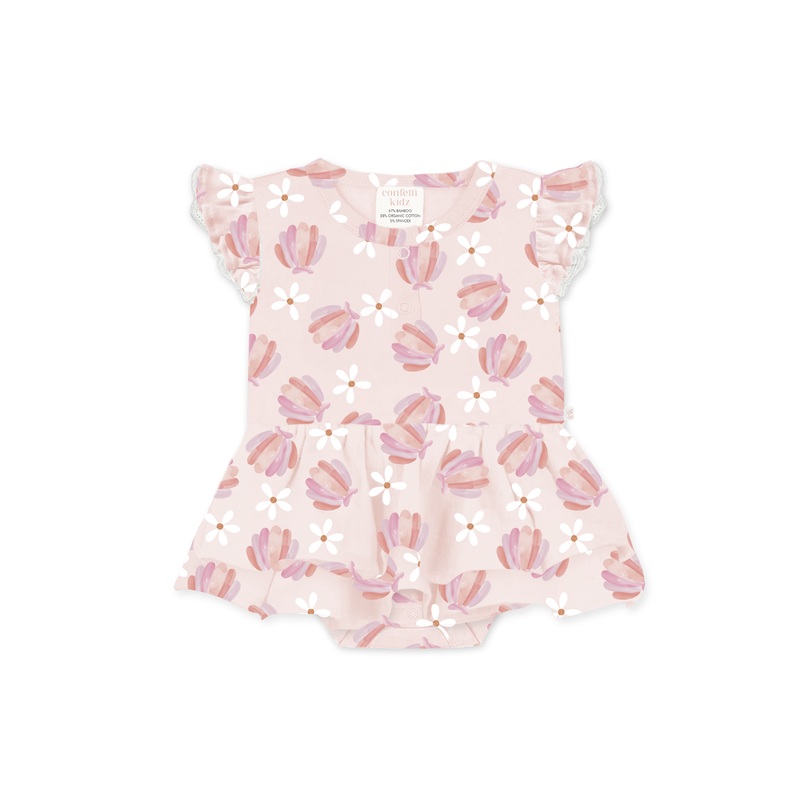 Bodysuit Dress – Seashells