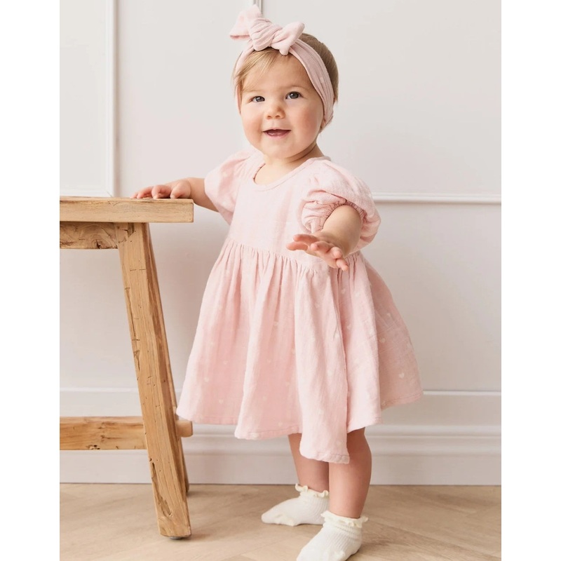 Jamie Kay Organic Cotton Muslin Elodie Top – Petite Heart Old Rose