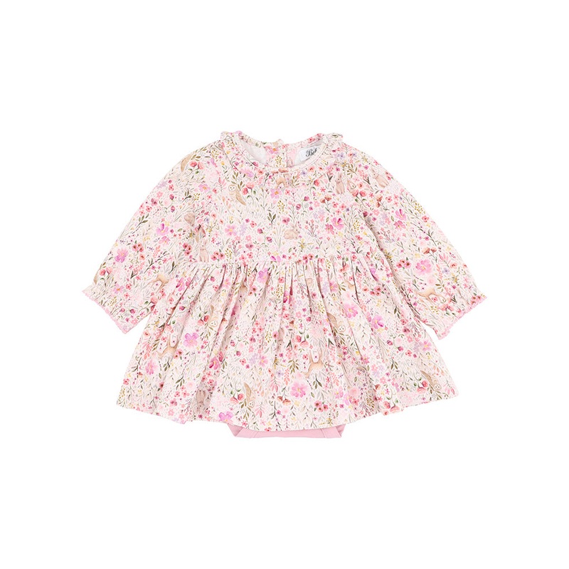 FLOSSY OVERLAY DRESS